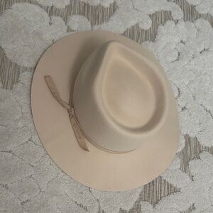 Lack Of Color Beige Fedora Hat